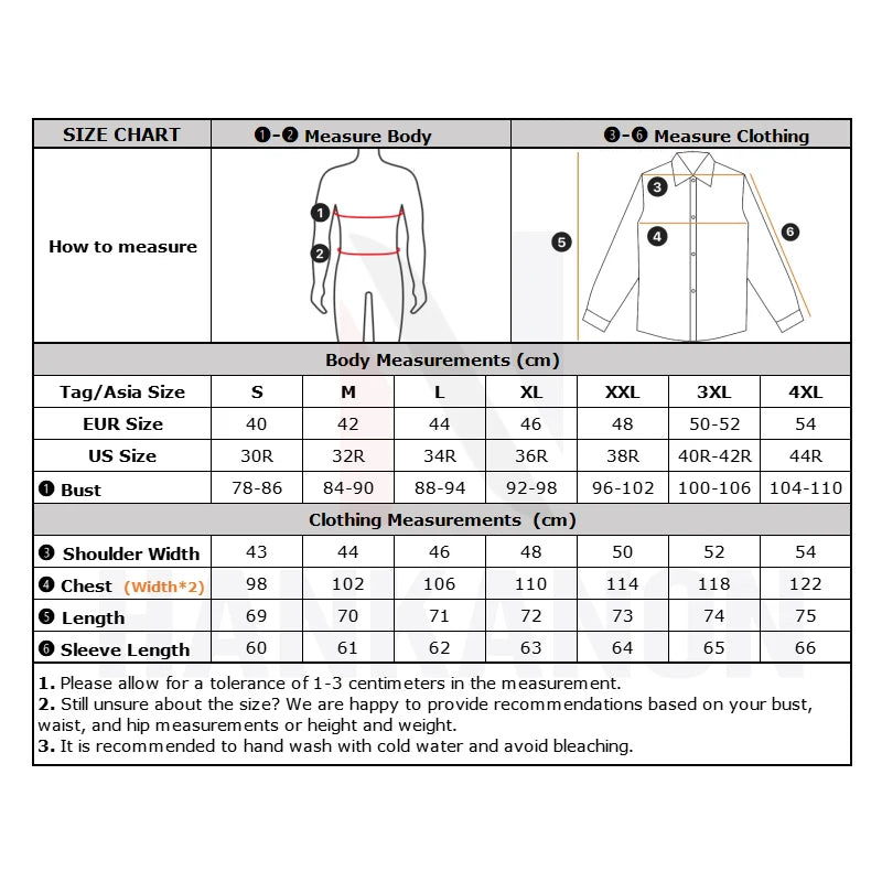 Men's Long-Sleeved Casual Shirt,