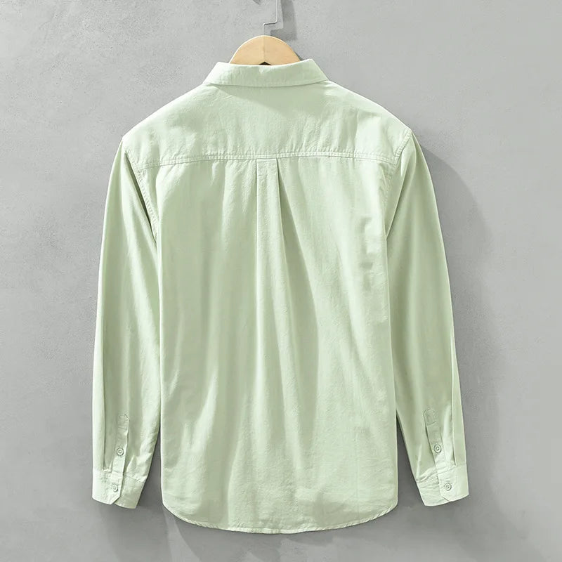 Men's Long-Sleeved Casual Shirt,